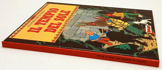 FV- LE AVVENTURE DI TINTIN IL TEMPIO DEL SOLE - HERGE'- COMIC ART - 1987- C- H25