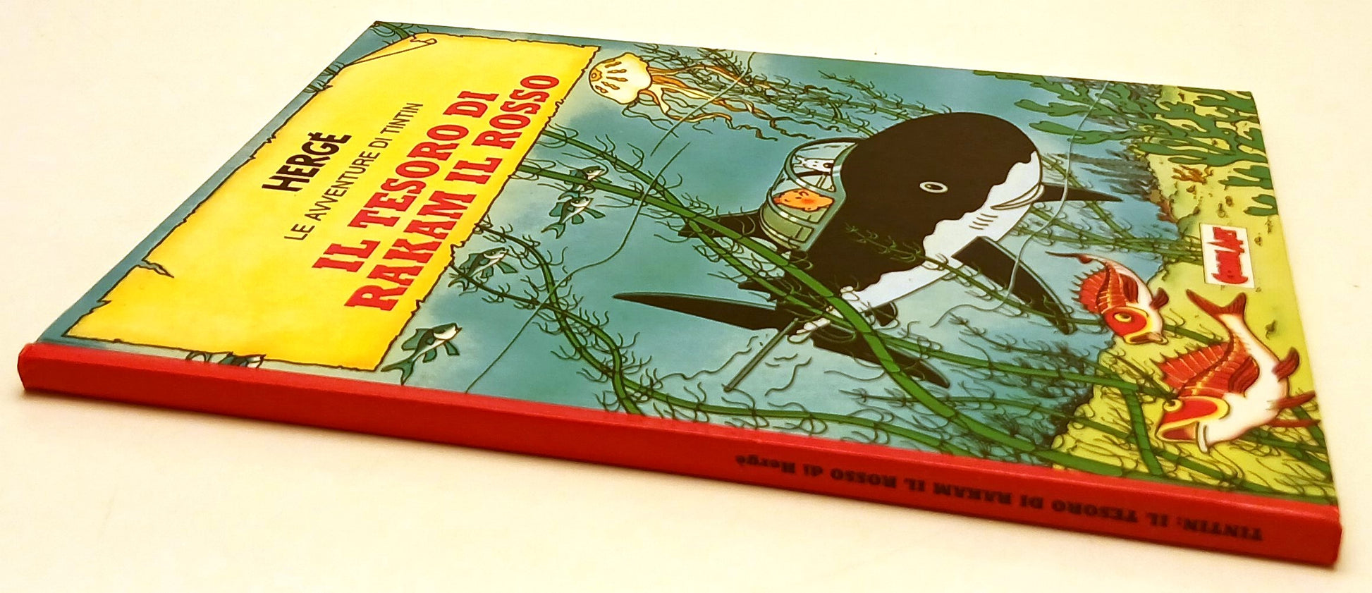 FV- LE AVVENTURE DI TINTIN IL TESORO DI RAKAM IL ROSSO- HERGE'- COMIC ART- C-H25