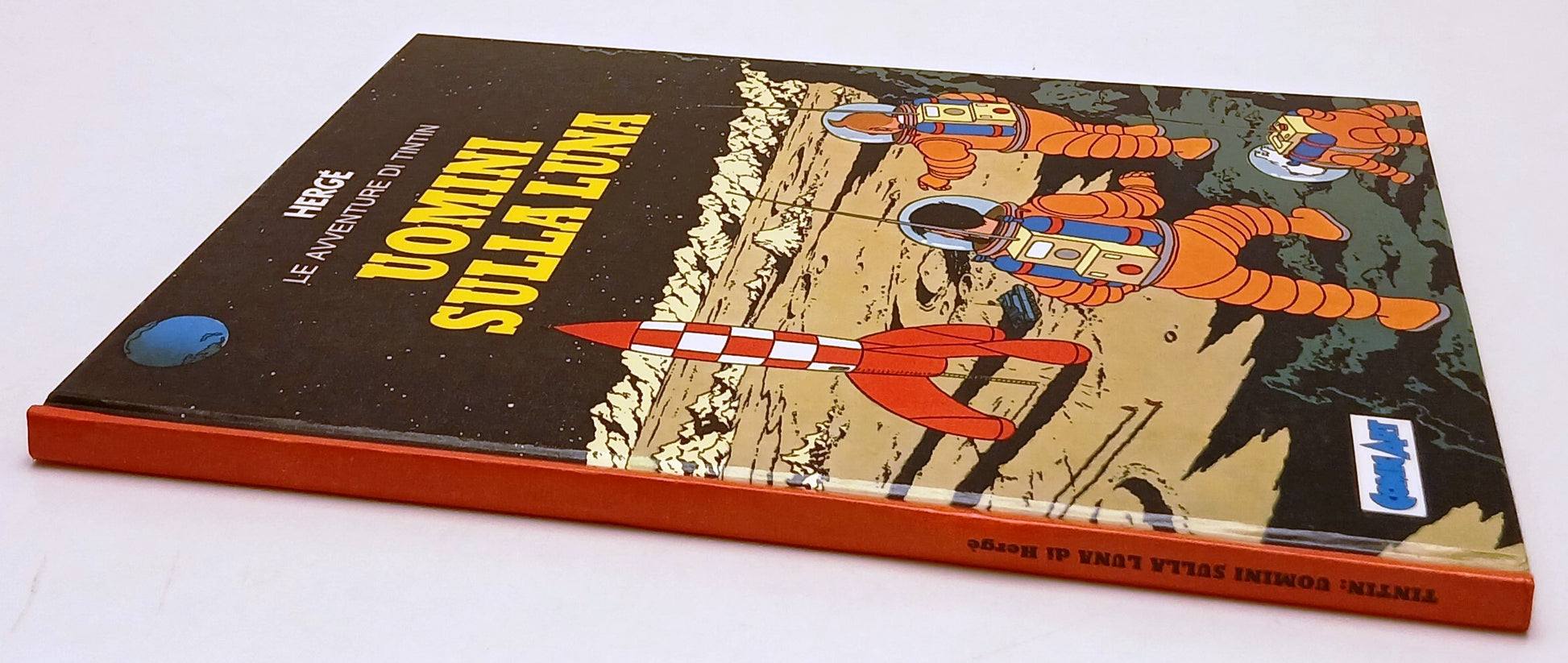 FV- LE AVVENTURE DI TINTIN UOMINI SULLA LUNA - HERGE' - COMIC ART - 1990- C- H25