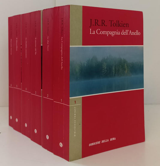 LF- BIBLIOTECA FANTASY 1/6 SIGNORE ANELLI HOBBIT SILMARILLION - TOLKIEN - B- XFS