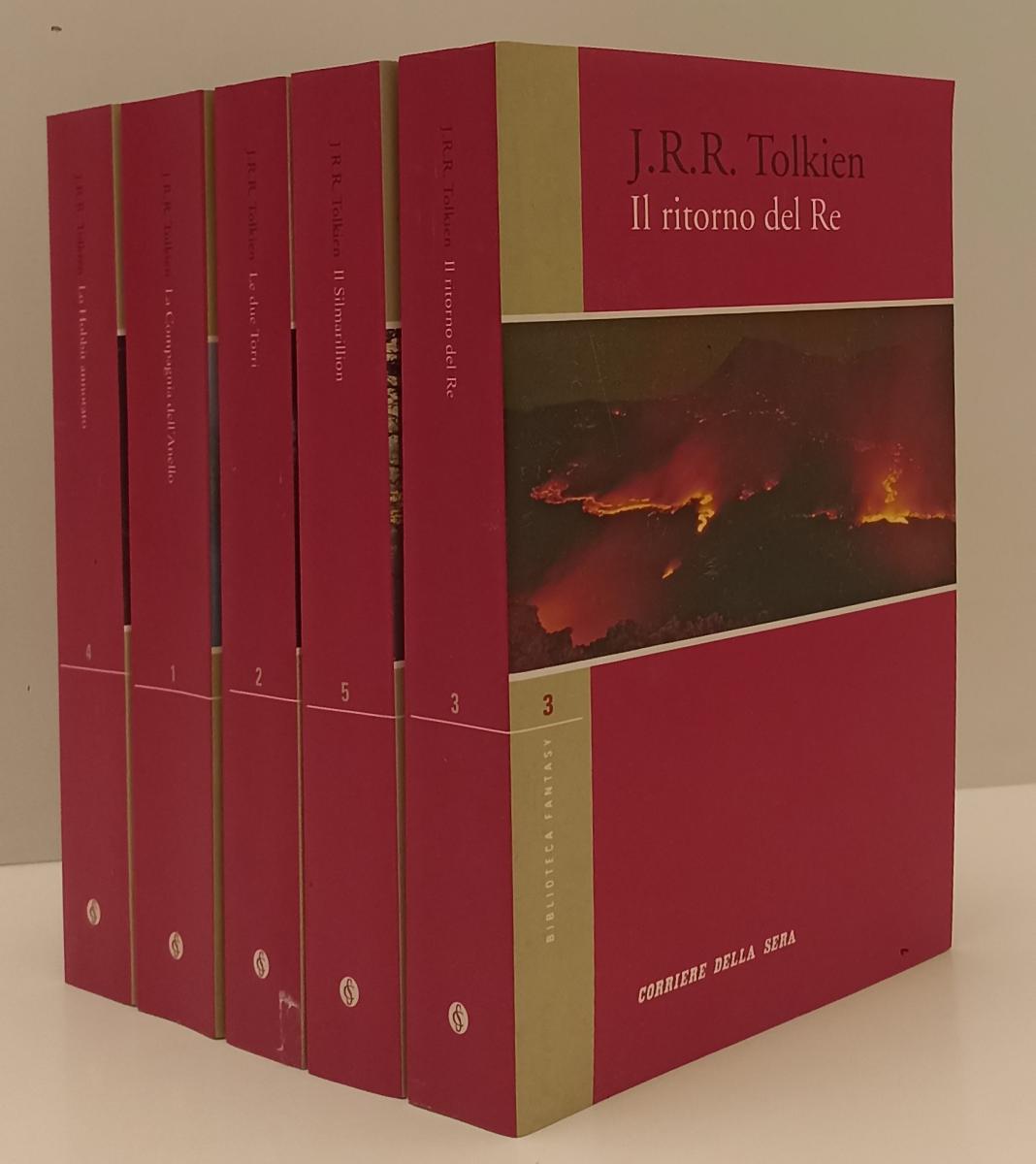 LF- SIGNORE DEGLI ANELLI HOBBIT SILMARILLION - J.R.R. TOLKIEN - FANTASY 1/5- XFS