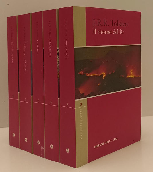 LF- SIGNORE DEGLI ANELLI HOBBIT SILMARILLION - J.R.R. TOLKIEN - FANTASY 1/5- XFS