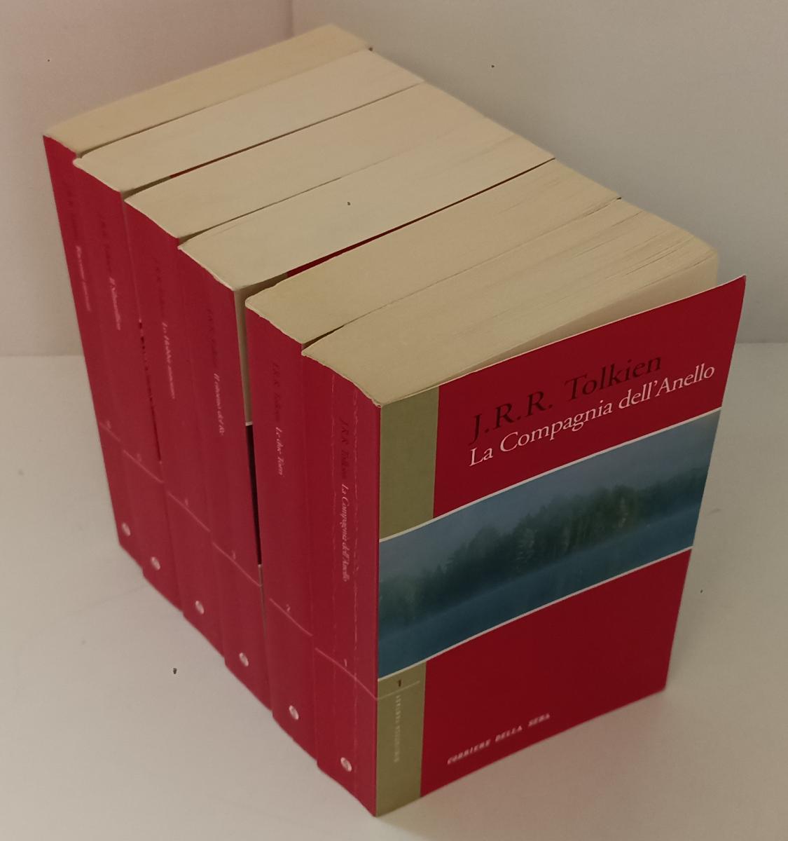 LF- BIBLIOTECA FANTASY 1/6 SIGNORE ANELLI HOBBIT SILMARILLION - TOLKIEN - B- XFS