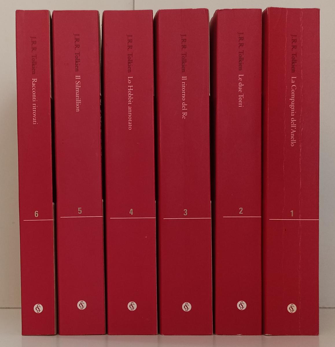 LF- BIBLIOTECA FANTASY 1/6 SIGNORE ANELLI HOBBIT SILMARILLION - TOLKIEN - B- XFS