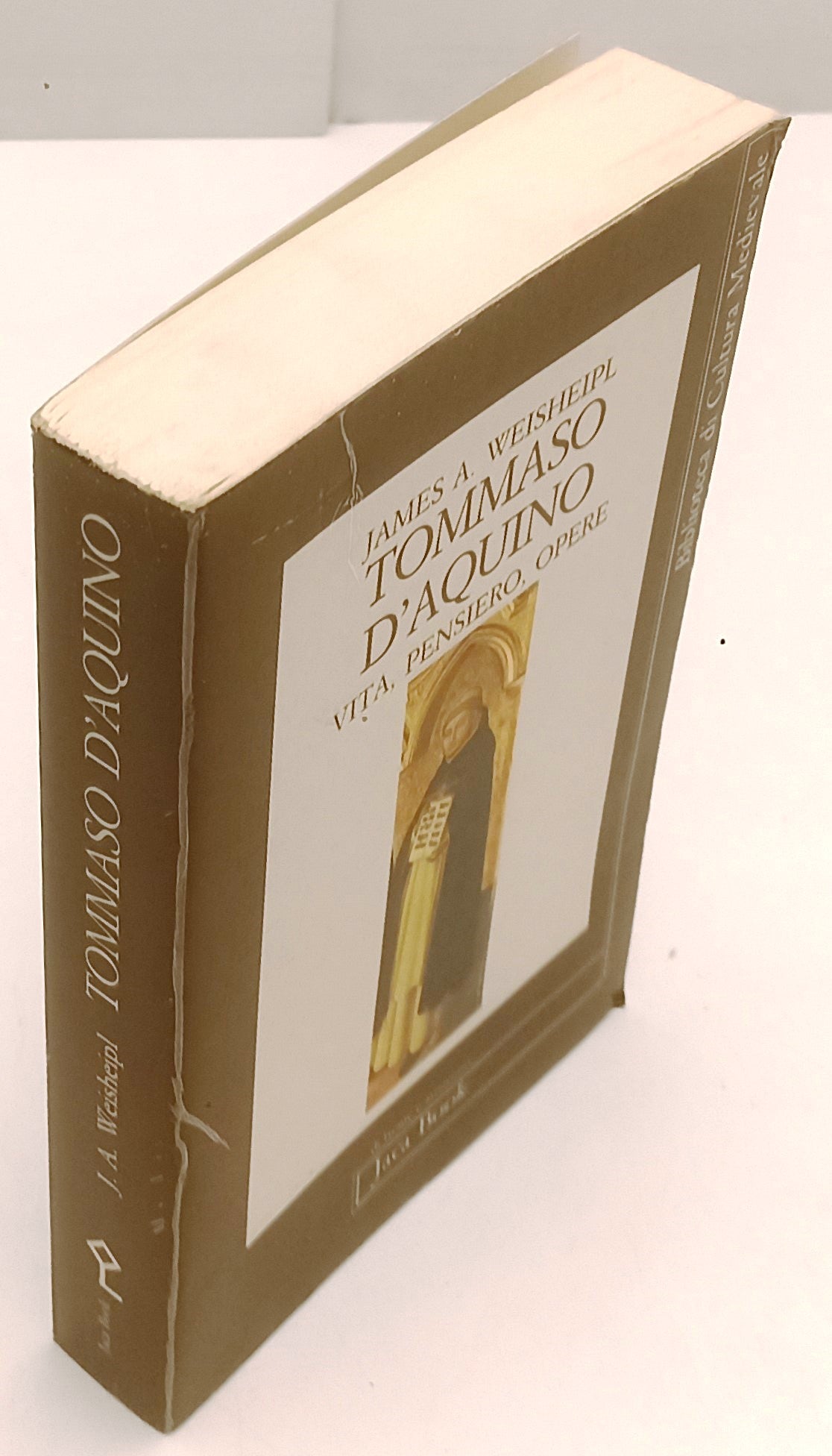 LS- TOMMASO D'AQUINO VITA - JANES A. WEISHEIPL - JACA BOOK --- 1988 - B - XFS