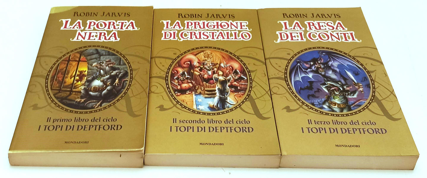 LF- I TOPI DI DEPTFORD 3 VOLUMI CICLO COMPLETO - ROBIN JARVIS- MONDADORI- ZFS160