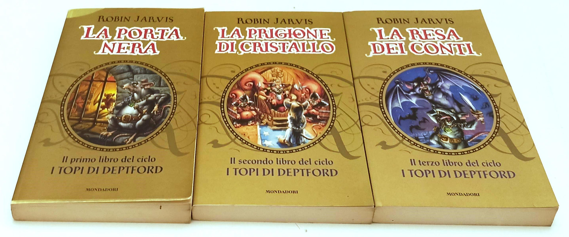 LF- I TOPI DI DEPTFORD 3 VOLUMI CICLO COMPLETO - ROBIN JARVIS- MONDADORI- ZFS160