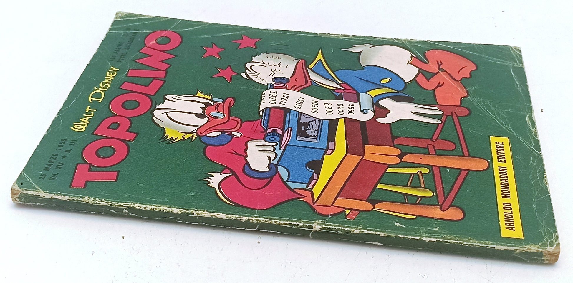 FD- TOPOLINO N.111 COMPLETO DI BOLLINO -- DISNEY MONDADORI - 1955 - B - D25