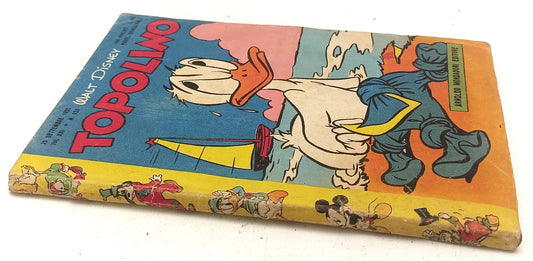 FD- TOPOLINO N.123 COMPLETO DI BOLLINO -- DISNEY MONDADORI - 1955 - B - D25