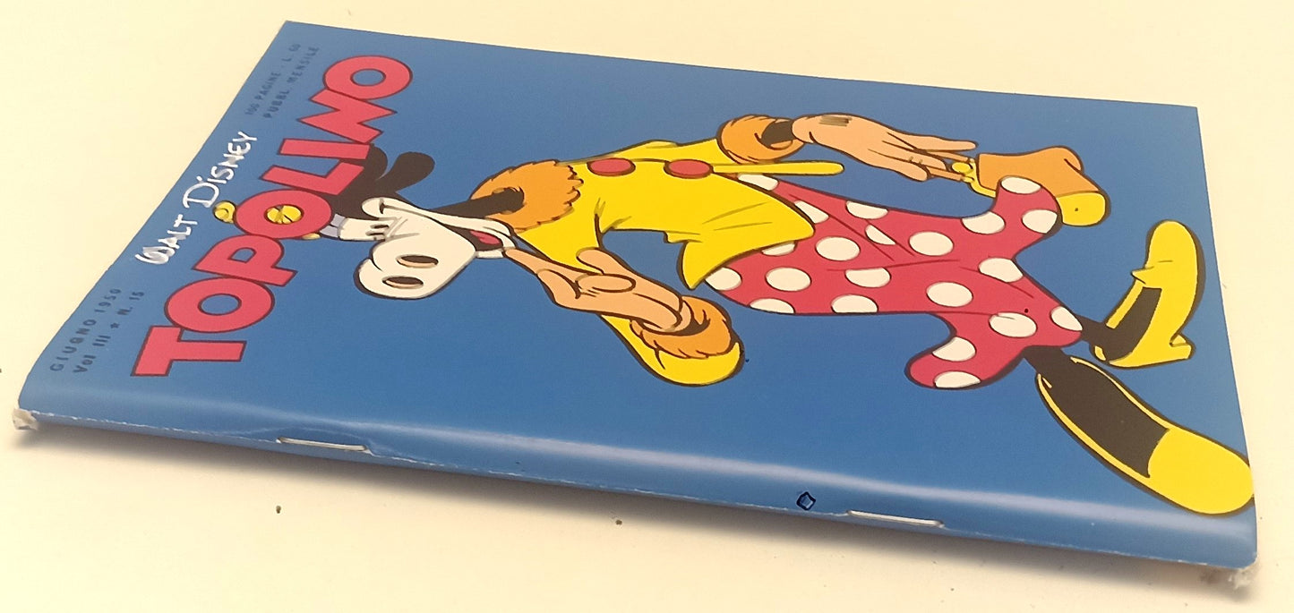 FD- TOPOLINO N.15 RISTAMPA ANASTATICA LIBRETTO -- DISNEY MONDADORI -- S - F25