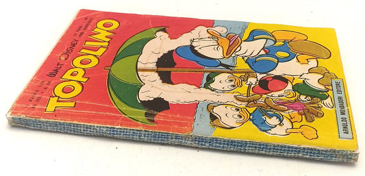 FD- TOPOLINO N.186 COMPLETO DI BOLLINO -- DISNEY MONDADORI - 1958 - B - D25
