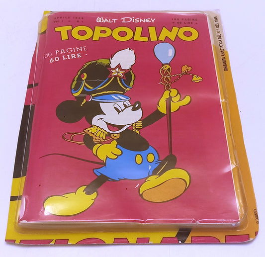 FD- TOPOLINO N.1 1949 RISTAMPA ANASTATICA BLISTERATO - DISNEY MONDADORI - S- D25