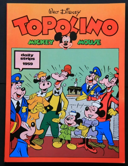 FD- MICKEY MOUSE DAILY STRIPS 1959 - WALT DISNEY- COMIC ART NEW COMICS - B - M24