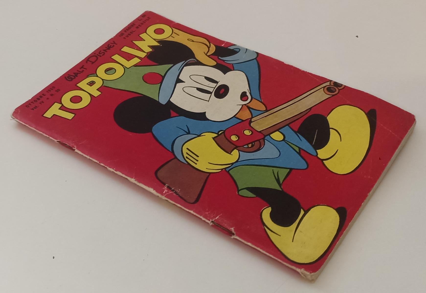 FD- TOPOLINO LIBRETTO N.20 ORIGINALE -- DISNEY MONDADORI - 1950 - S - Q23