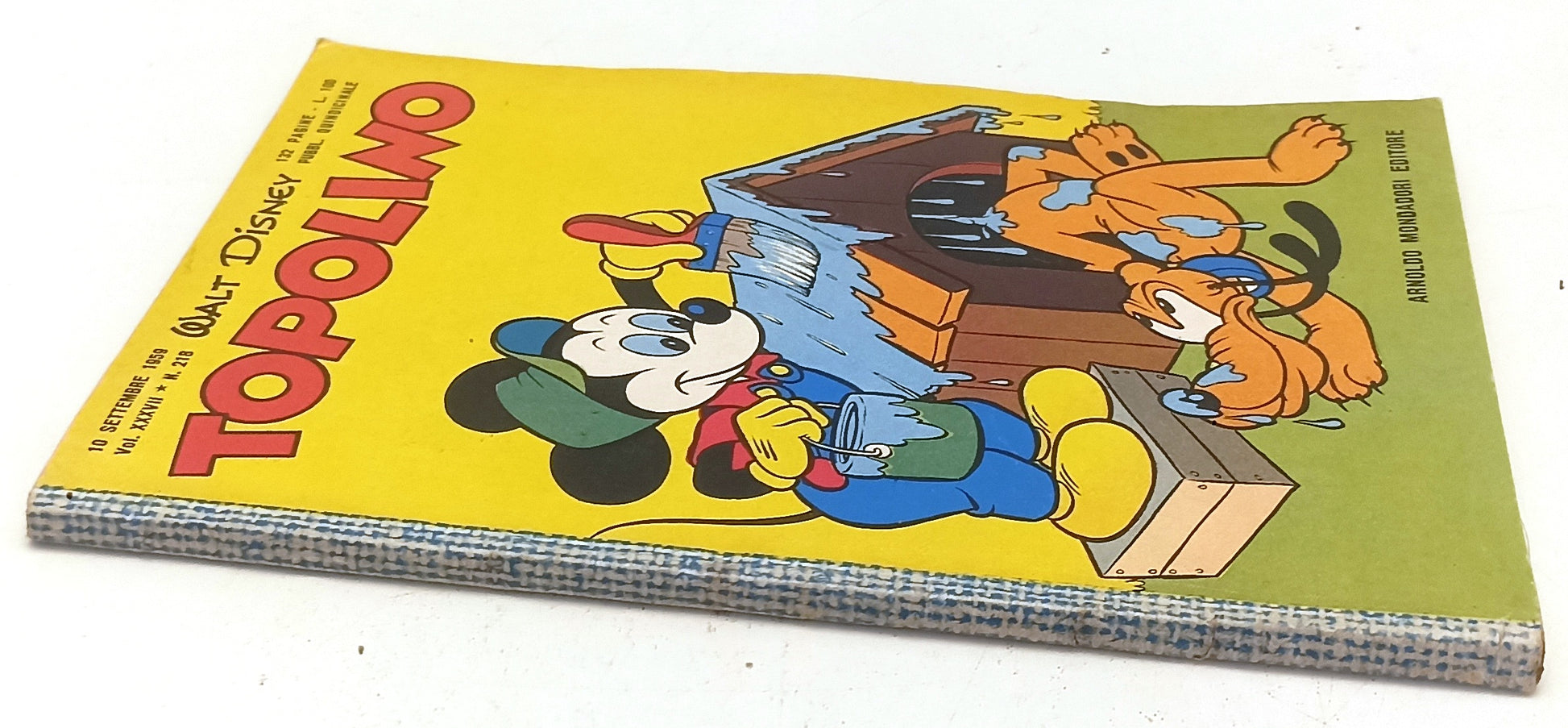 FD- TOPOLINO N.218 COMPLETO DI BOLLINO -- DISNEY MONDADORI - 1959 - B - D25