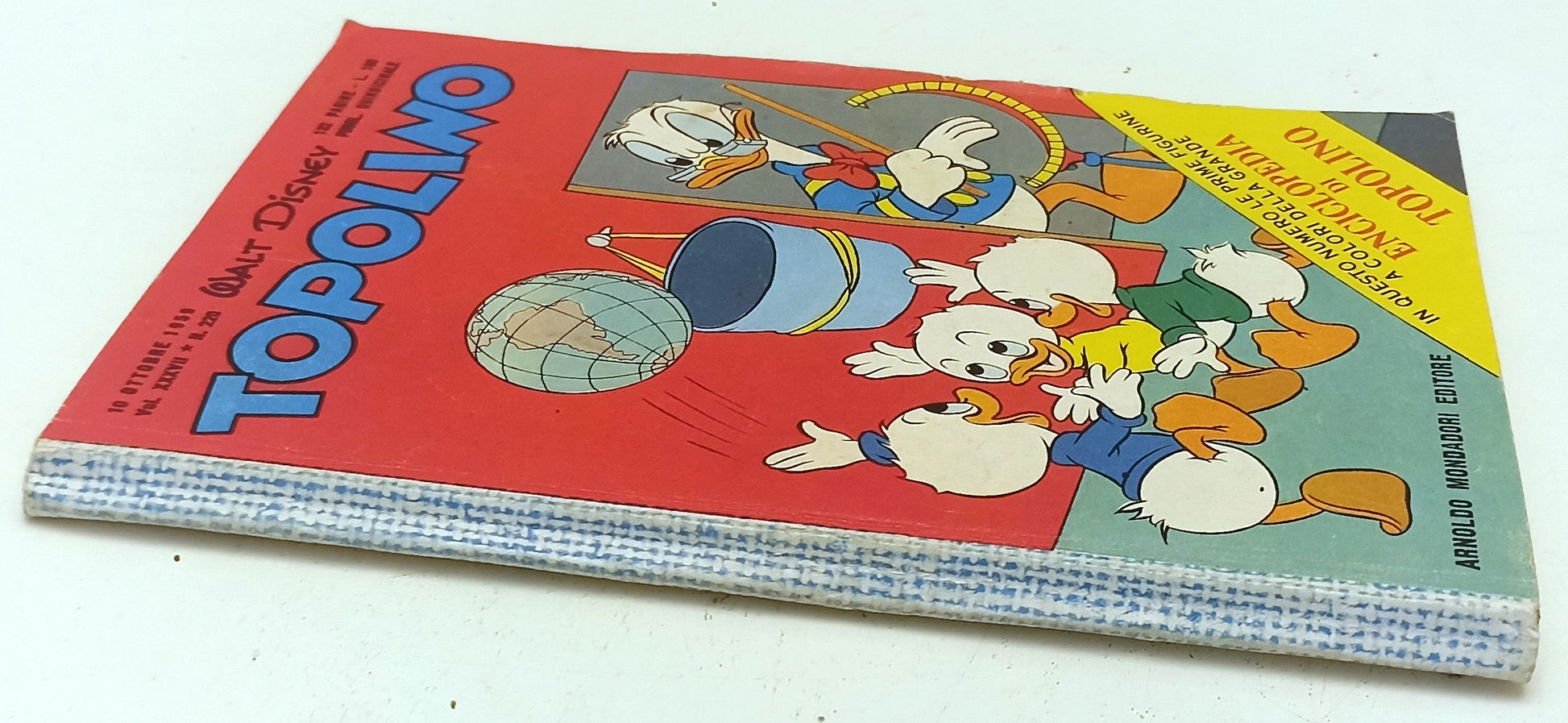 FD- TOPOLINO N.220 COMPLETO DI BOLLINO -- DISNEY MONDADORI - 1959 - B - D25