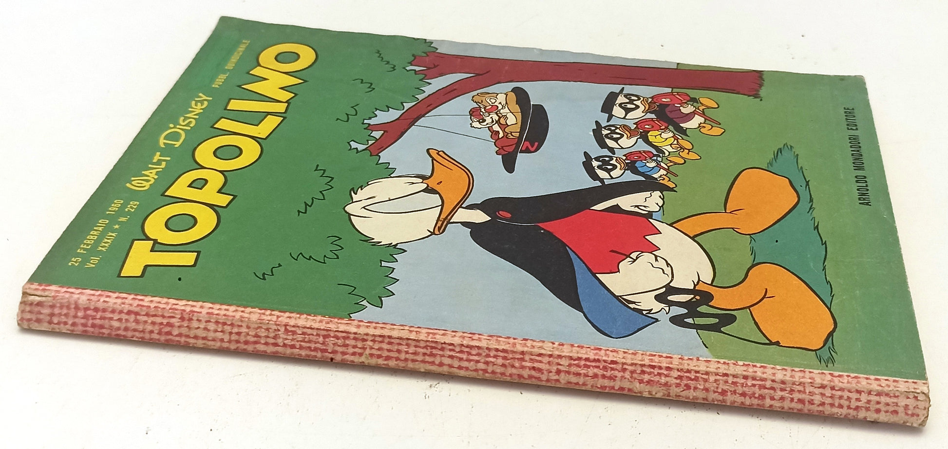 FD- TOPOLINO N.229 COMPLETO DI BOLLINO NO FIGURINE -- DISNEY - 1960 - B - D25