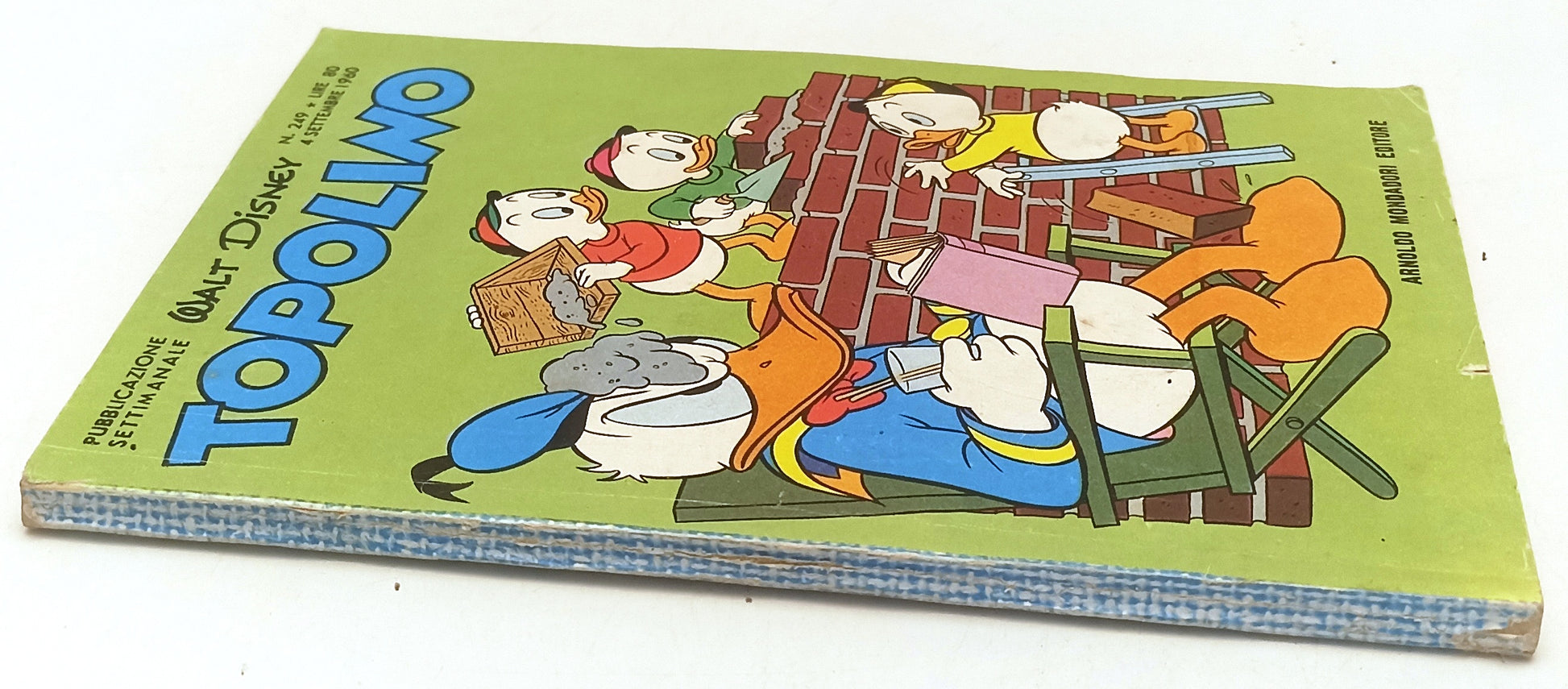 FD- TOPOLINO N.249 PUNTI BOLLINO RIVAROSSI E FIGURINE -- DISNEY - 1960 - B - D25