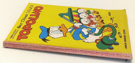 FD- TOPOLINO N.252 CON PUNTI BOLLINO RIVAROSSIE NO FIGURINE- DISNEY- 1960- B-D25