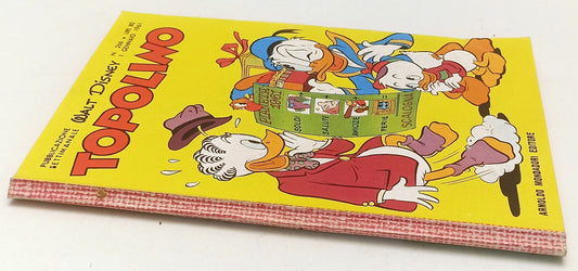 FD- TOPOLINO N.266 PUNTI E BOLLINO RIVAROSSI NO FIGURINE -- DISNEY- 1960- B- D25