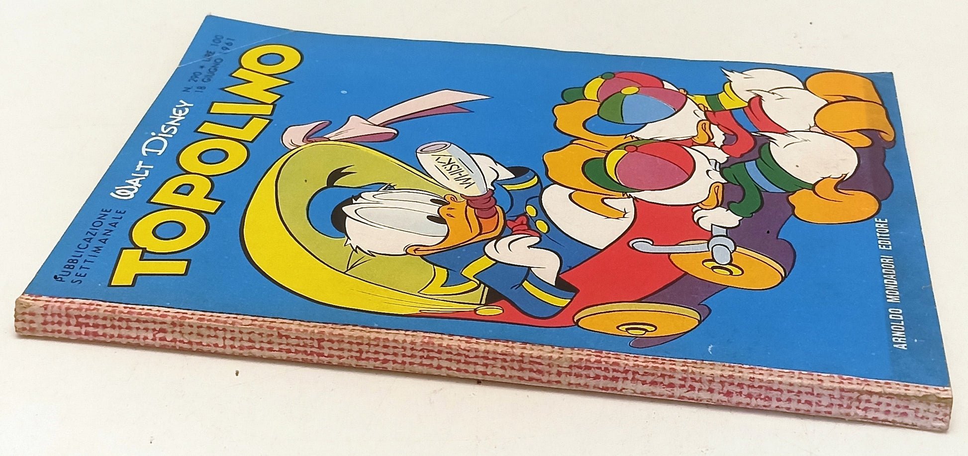 FD- TOPOLINO N.290 COMPLETO DI BOLLINO MANCANO FIGURINE -- DISNEY - 1961- B- D25