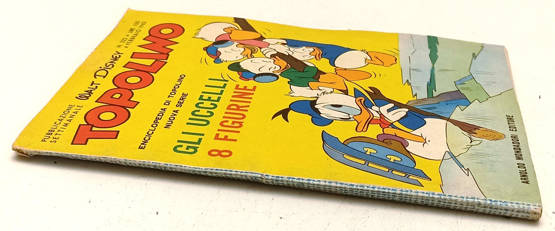 FD- TOPOLINO N.323 COMPLETO DI FIGURINE E BOLLINO- DISNEY MONDADORI- 1962- B-F25