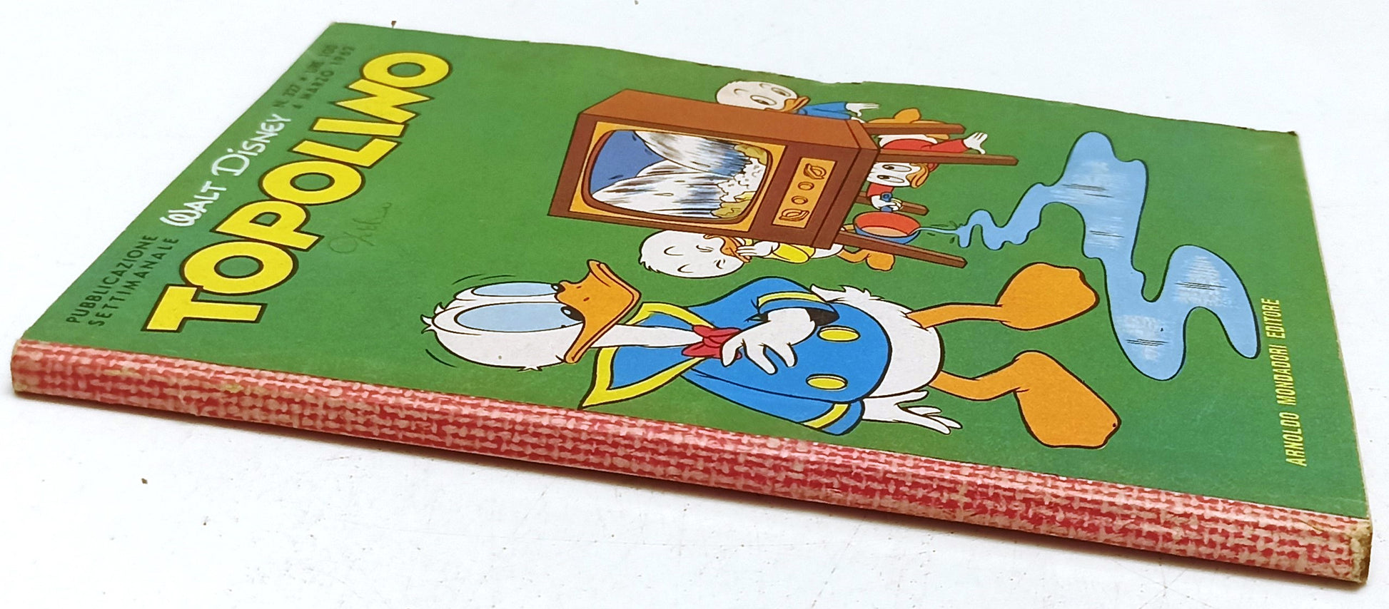 FD- TOPOLINO N.327 COMPLETO DI FIGURINE E BOLLINO- DISNEY MONDADORI- 1962- B-F25
