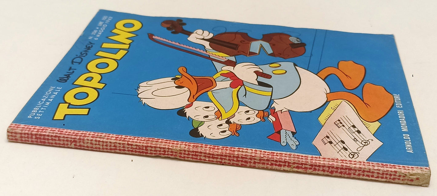 FD- TOPOLINO N.336 MANCA BOLLINO E COMPLETO DI FIGURINE -- DISNEY - 1962- B- D25