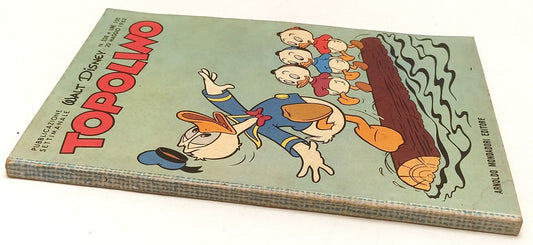 FD- TOPOLINO N.338 COMPLETO DI BOLLINO E FIGURINE - DISNEY - 1962 - B- D25