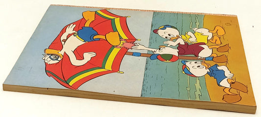 FD- TOPOLINO N.343 COMPLETO DI BOLLINO E FIGURINE OTTIMO/E- DISNEY- 1962- B- D25