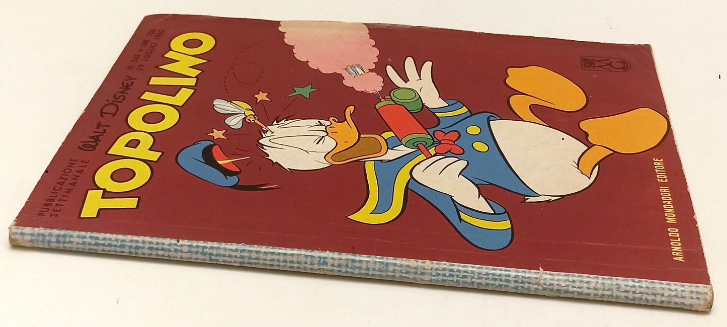 FD- TOPOLINO N.348 MANCANO BOLLINO E FIGURINE -- DISNEY - 1962 - B - D25