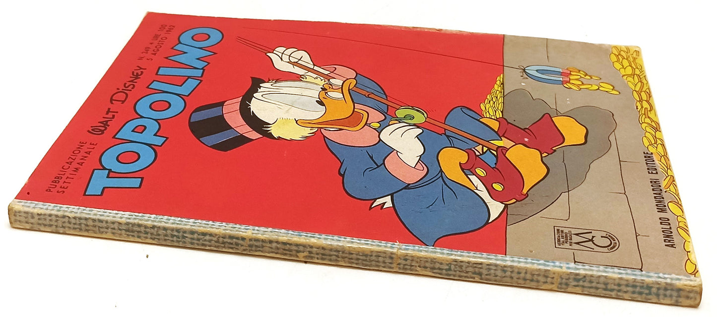 FD- TOPOLINO N.349 COMPLETO DI BOLLINO MANCANO FIGURINE -- DISNEY - 1962- B- D25