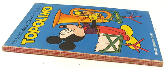 FD- TOPOLINO N.350 COMPLETO DI BOLLINO E FIGURINE -- DISNEY - 1962 - B - D25