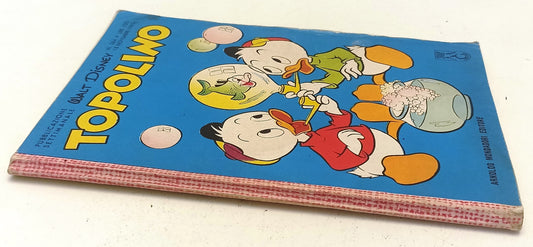FD- TOPOLINO N.364 COMPLETO DI BOLLINO E FIGURINE- DISNEY MONDADORI- 1962- B-D25