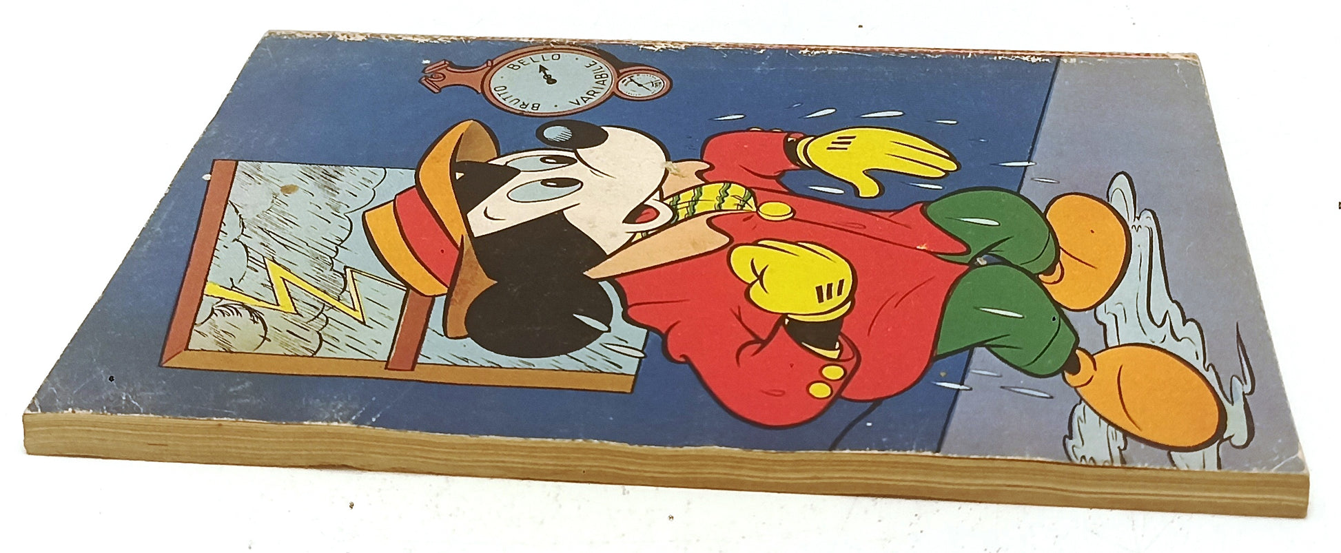 FD- TOPOLINO N.374 COMPLETO DI BOLLINO E FIGURINE- DISNEY MONDADORI- 1963- B-D25