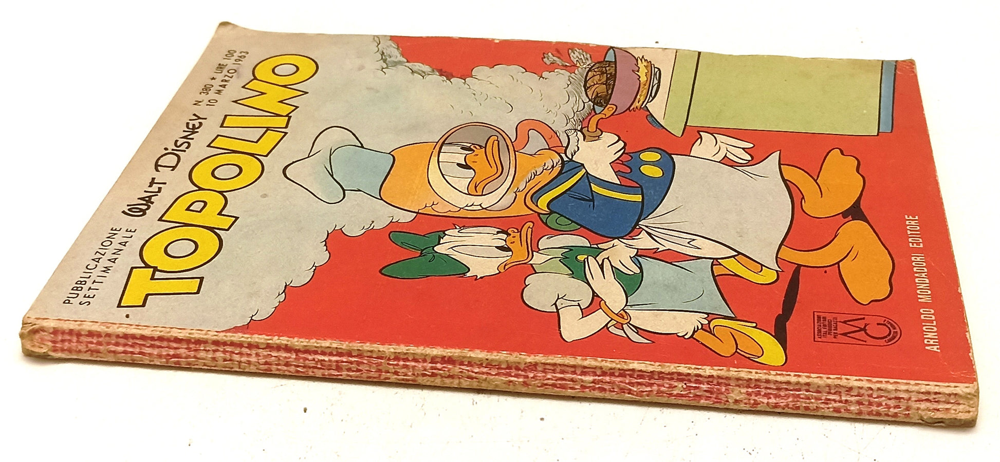 FD- TOPOLINO N.380 COMPLETO DI BOLLINO MANCANO FIGURINE - DISNEY - 1963 - B- D25