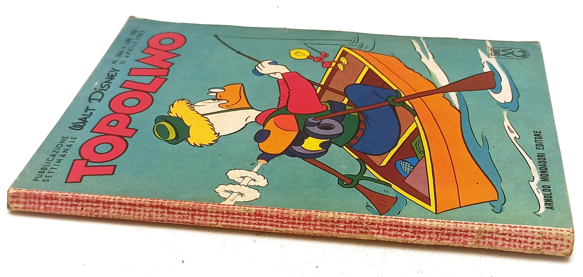 FD- TOPOLINO N.387 COMPLETO DI BOLLINO E FIGURINE - DISNEY - 1963 - B- D25