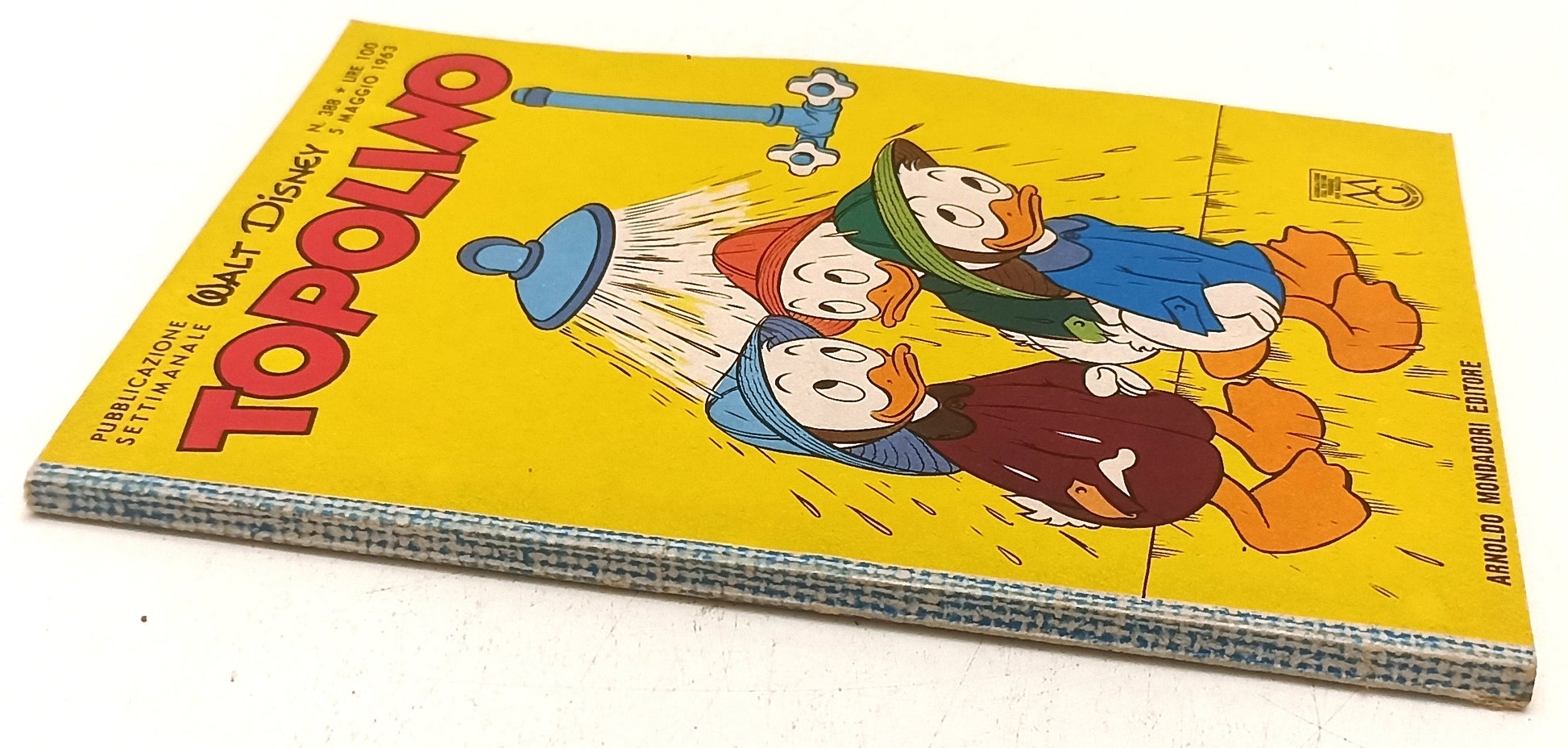 FD- TOPOLINO N.388 MANCANO BOLLINO E FIGURINE - DISNEY MONDADORI - 1963 - B- D25
