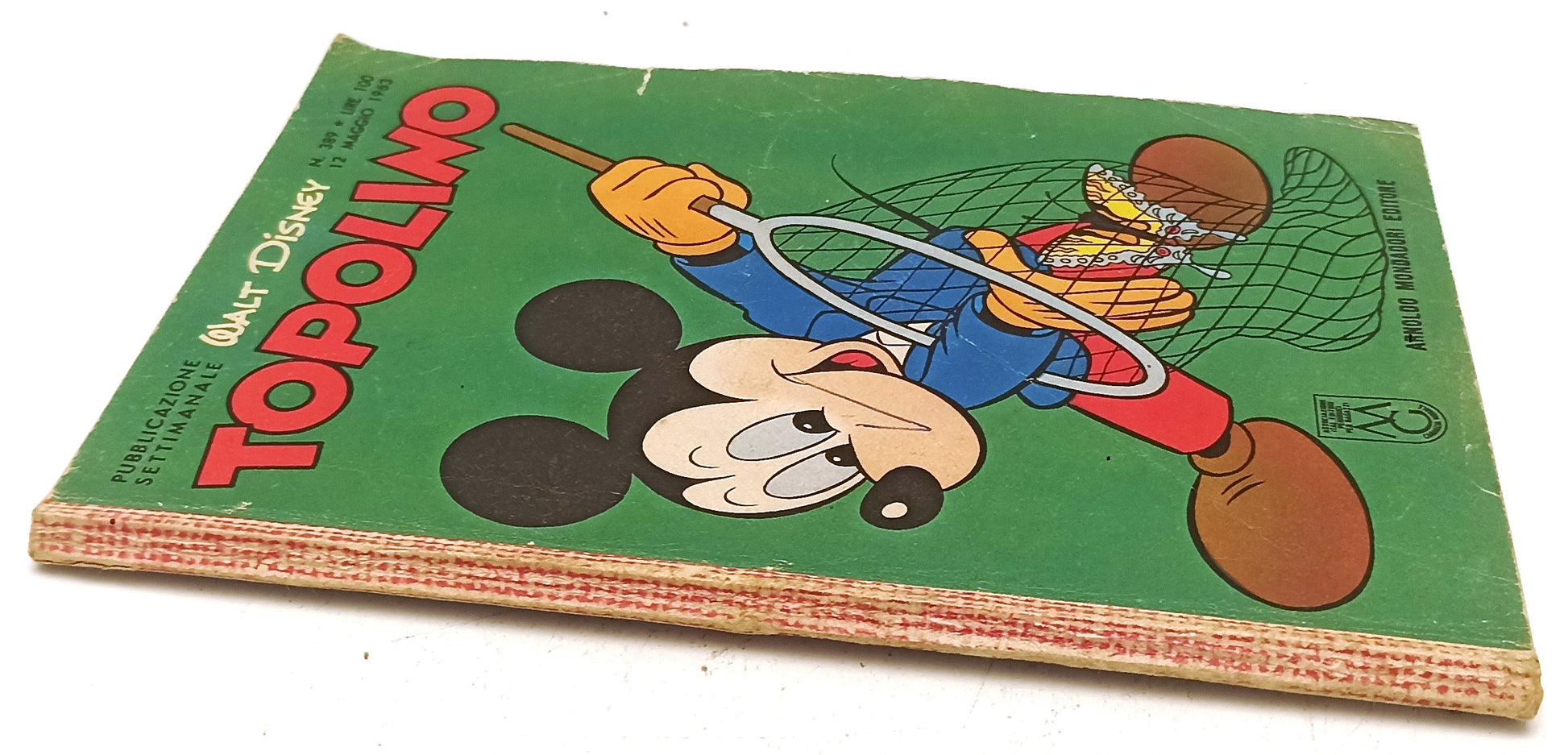 FD- TOPOLINO N.389 MANCANO BOLLINO E FIGURINE - DISNEY MONDADORI - 1963 - B- D25