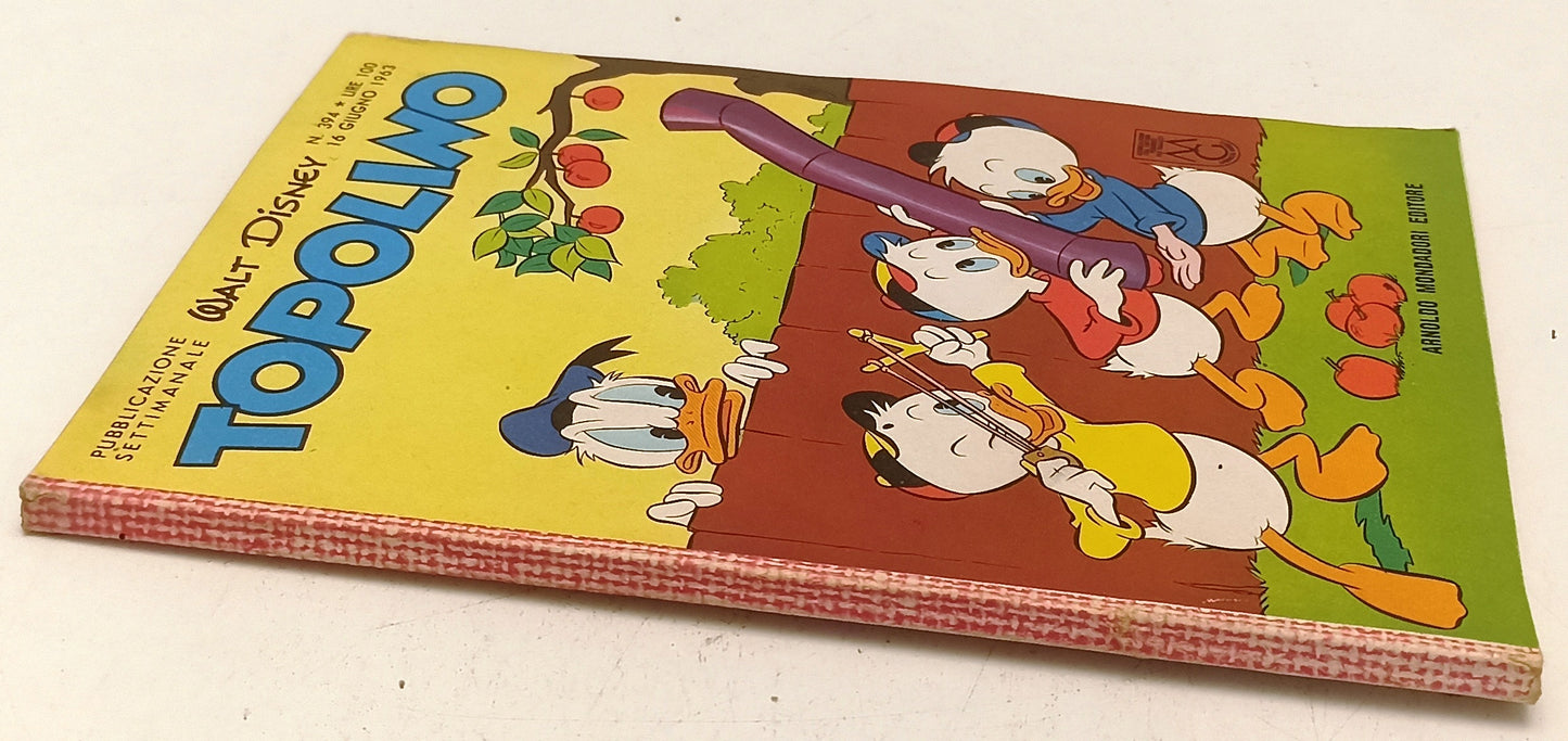 FD- TOPOLINO N.394 MANCANO BOLLINO E FIGURINE - DISNEY MONDADORI - 1963 - B- D25