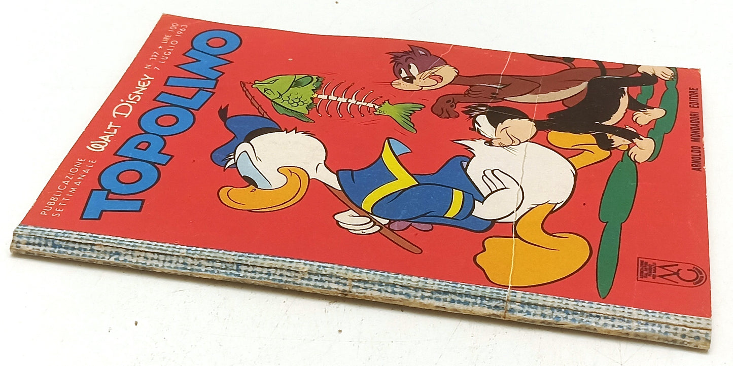 FD- TOPOLINO N.397 MANCANO BOLLINO E FIGURINE -- DISNEY MONDADORI - 1963- B- D25