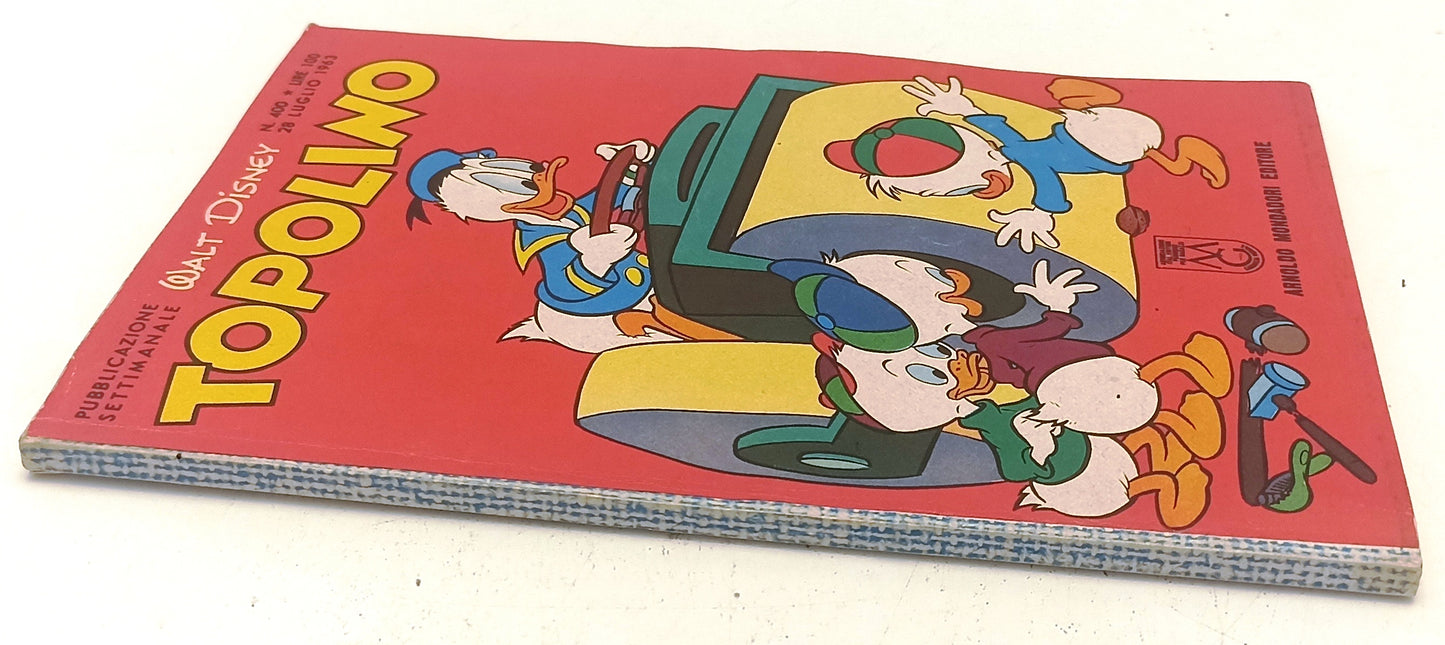 FD- TOPOLINO N.400 COMPLETO DI BOLLINO NO FIGURINE -- DISNEY - 1963 - B - D25