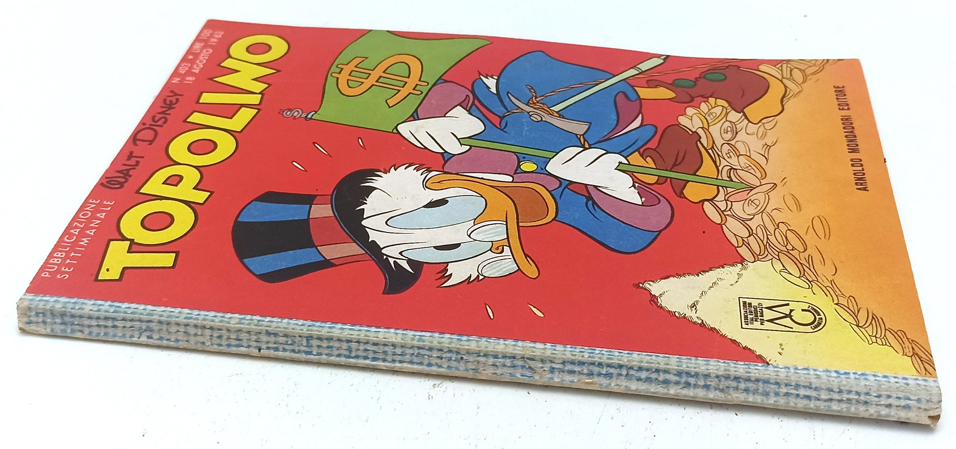 FD- TOPOLINO N.403 MANCA BOLLINO - DISNEY MONDADORI - 1963 - B - D25