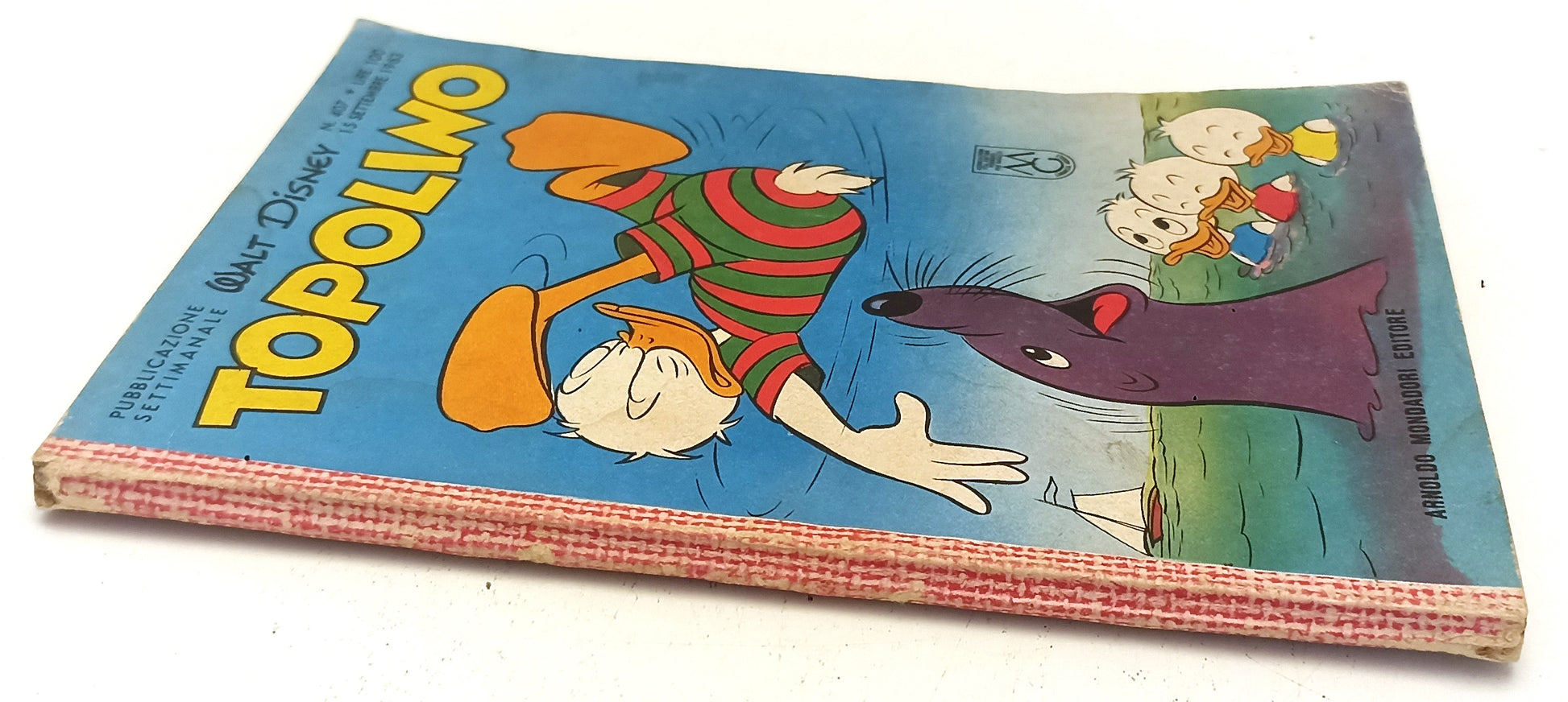 FD- TOPOLINO N.407 MANCA BOLLINO -- DISNEY MONDADORI - 1963 - B - D25