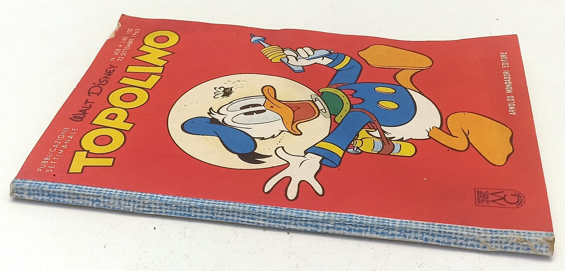 FD- TOPOLINO N.408 COMPLETO DI BOLLINO - DISNEY MONDADORI - 1963 - B - D25