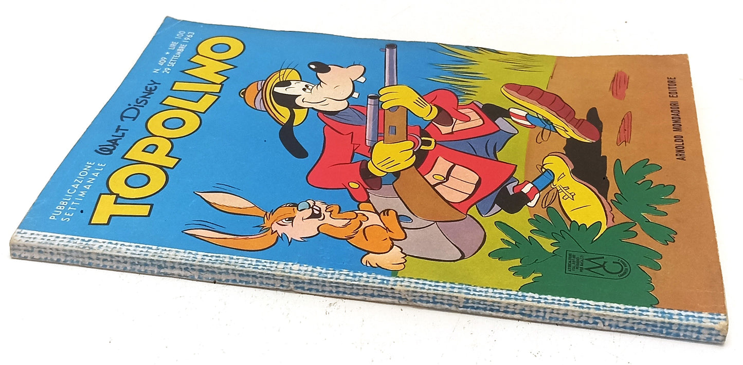 FD- TOPOLINO N.409 MANCA BOLLINO - DISNEY MONDADORI - 1963 - B - D25