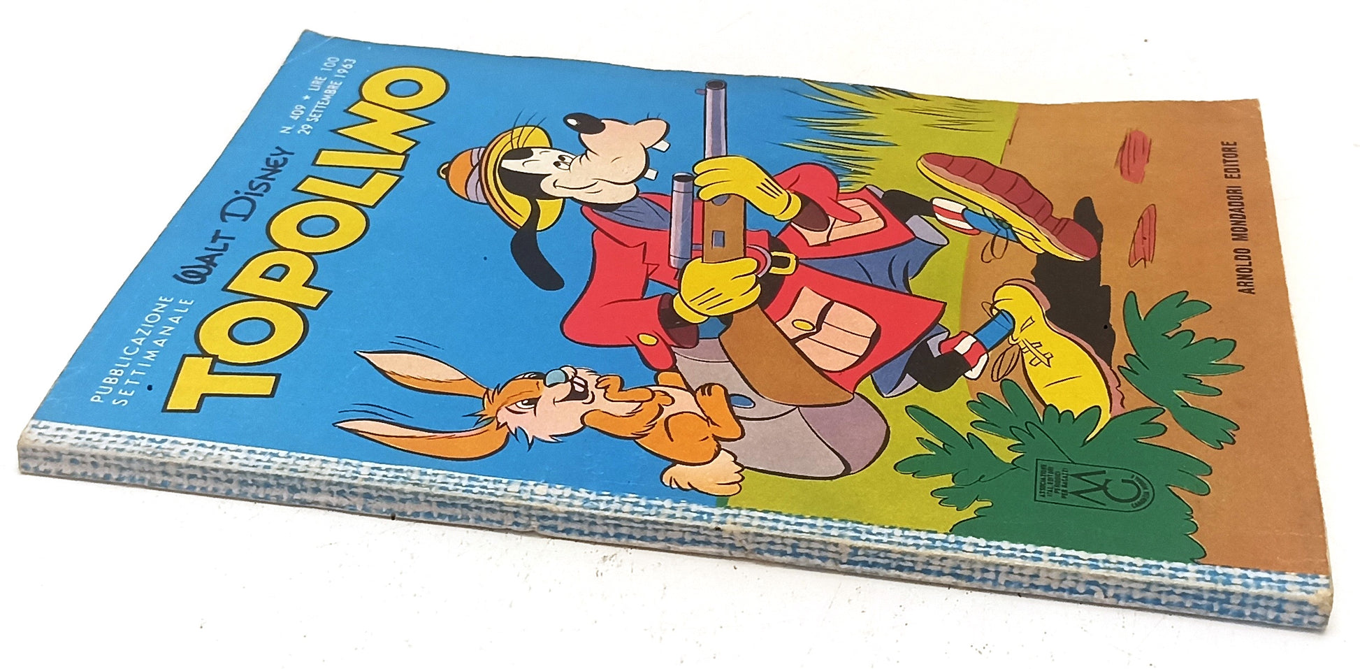 FD- TOPOLINO N.409 MANCA BOLLINO - DISNEY MONDADORI - 1963 - B - D25