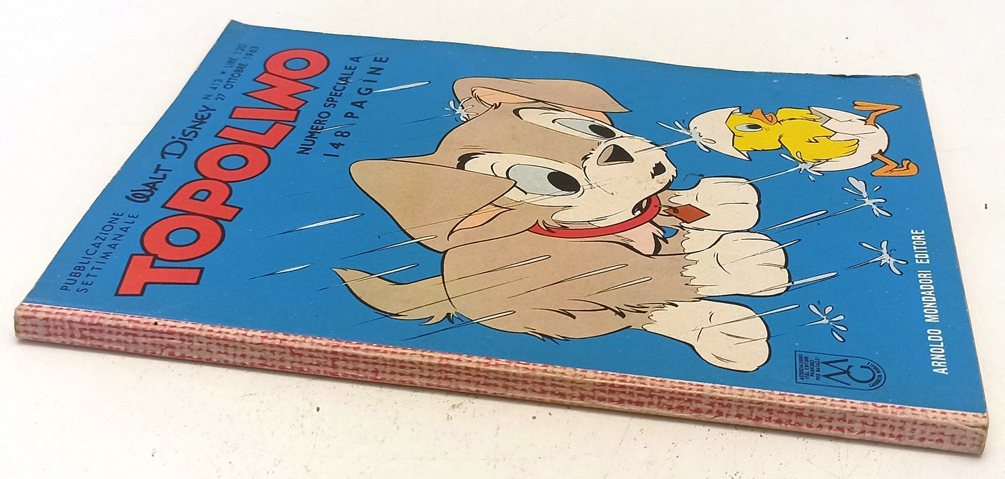 FD- TOPOLINO N.413 MANCA BOLLINO -- DISNEY MOONDADORI - 1963 - B - D25
