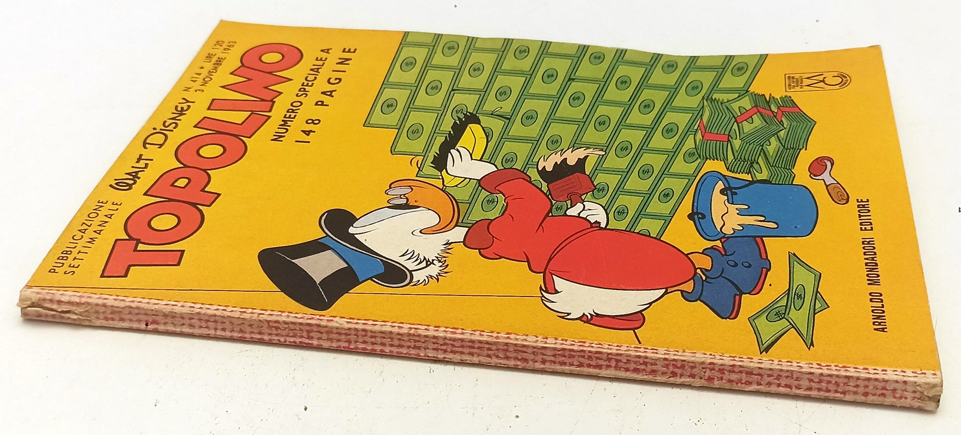 FD- TOPOLINO N.414 MANCA BOLLINO - DISNEY MONDADORI - 1963 - B - D25