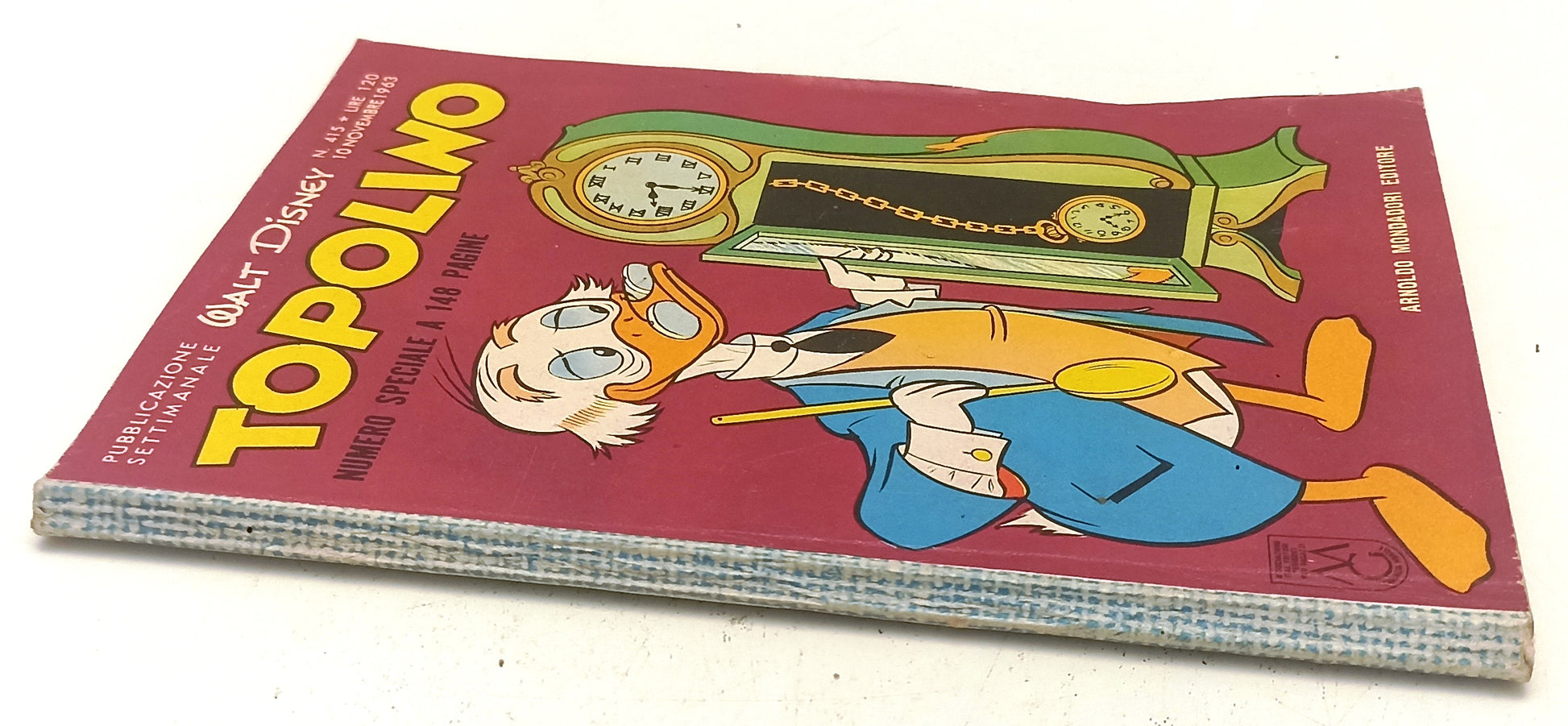 FD- TOPOLINO N.415 MANCA BOLLINO - DISNEY MONDADORI - 1963 - B - D25